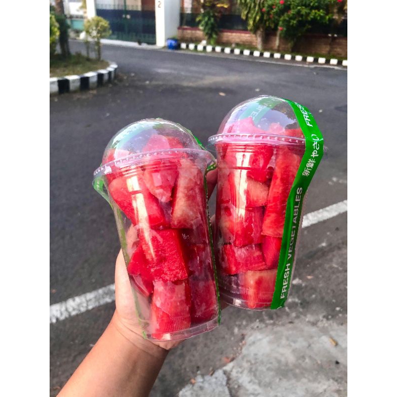 BUAH POTONG FRESH BUAH CUP 500ML PRAKTIS