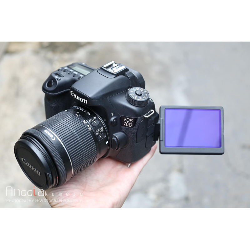 Canon EOS 70D Wifi Kit 18-55mm Like New Fullset
