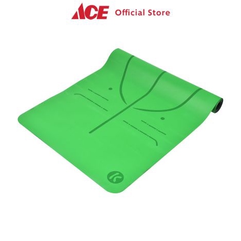 Top Now  Ace Alph Matras Yoga Pu Rubber 3 cm  Hijau