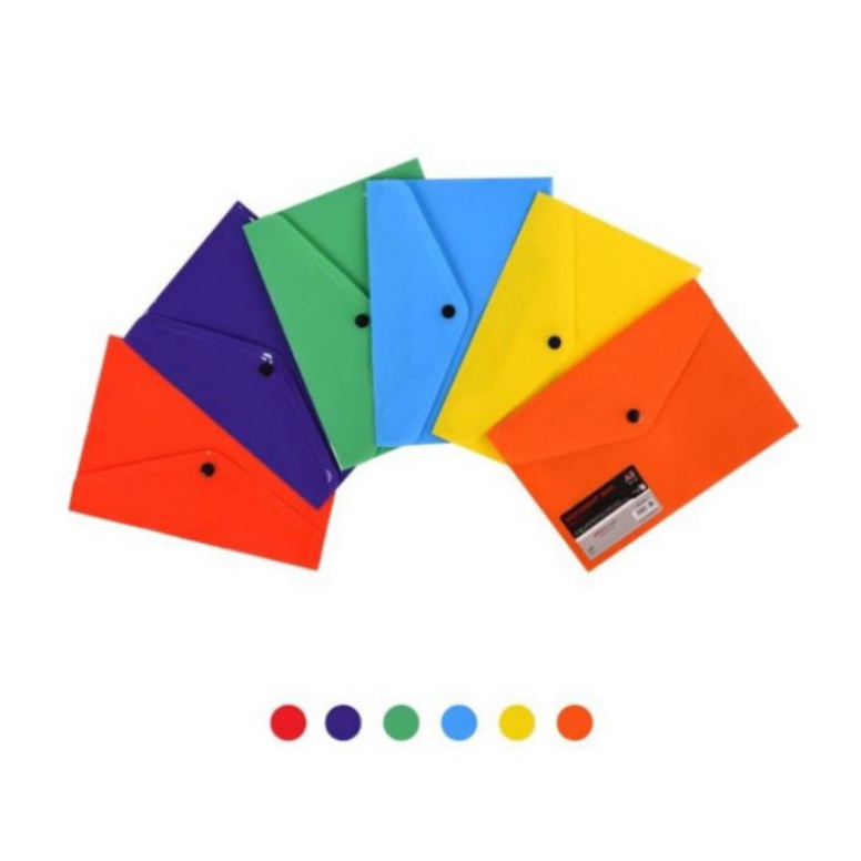 

KODE A27J Map kancing A5 opaq 24x17 cm Inter x folder 12 pcs