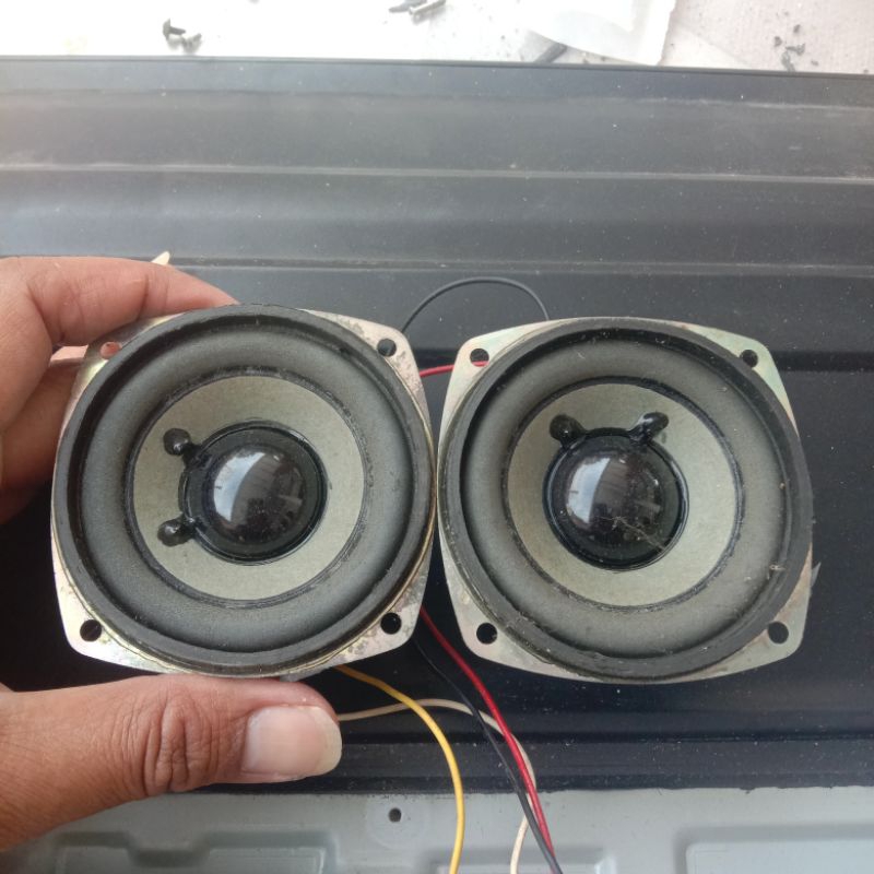 speaker salon pasif tv POLYTRON PLM 24B63 2biji 8watt 3inch bisa buat rakitan amplymini