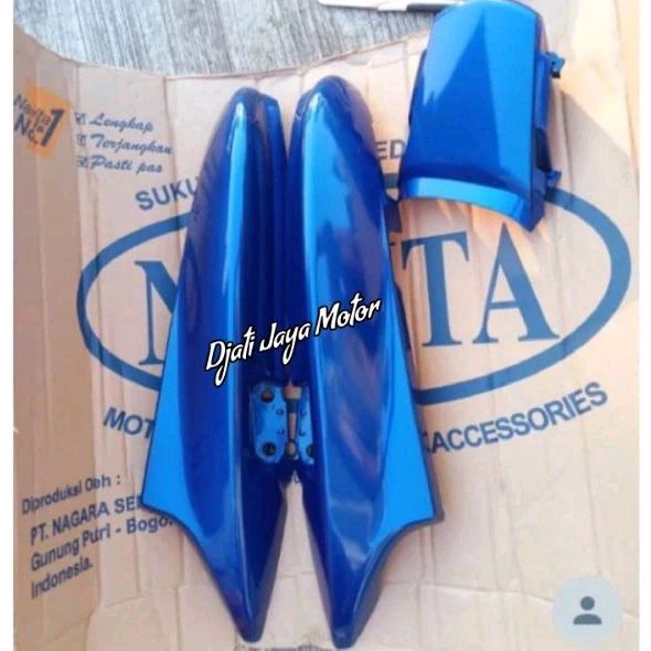 Cover Body HONDA Megapro Old/Lama MP Hiu Warna Biru