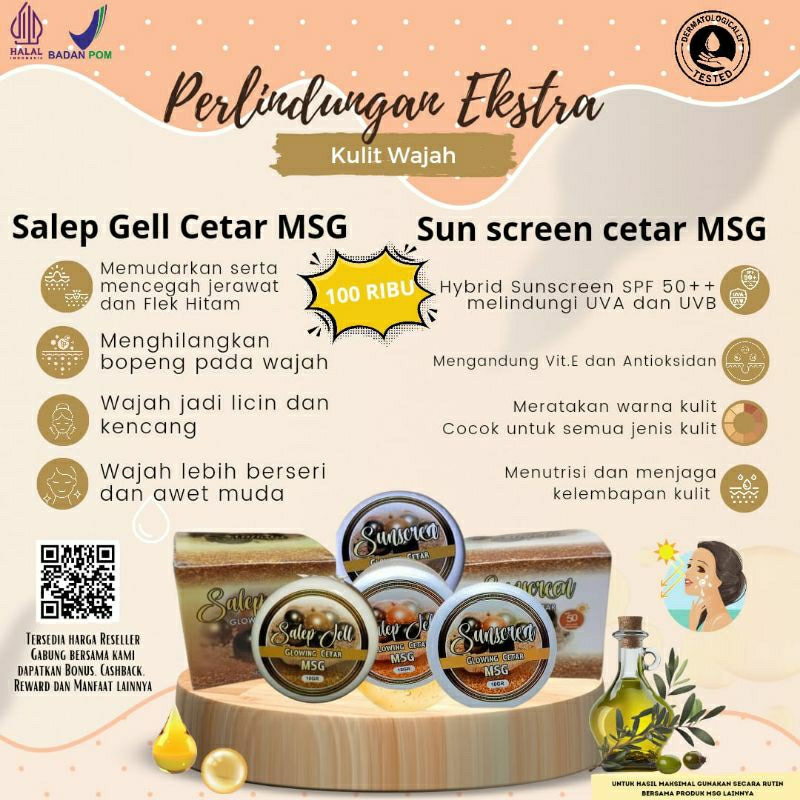 SUNSCREEN MUTIARA SKINCARE GLOW