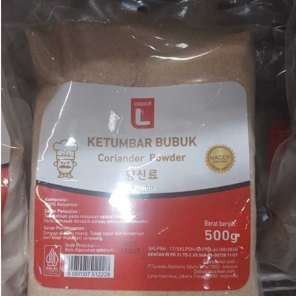 

Choice L Ketumbar Bubuk 500 gr