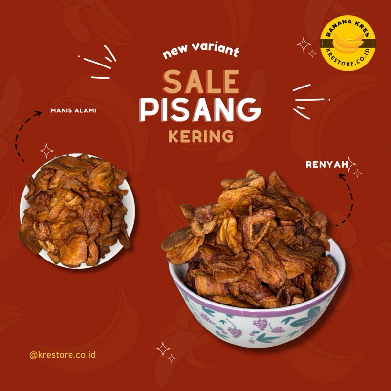 

sale pisang kering 1/2kg dan 1 kg | sale pisang 1/2kg dan 1 kg