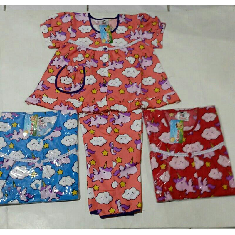 set kuda poni piyama