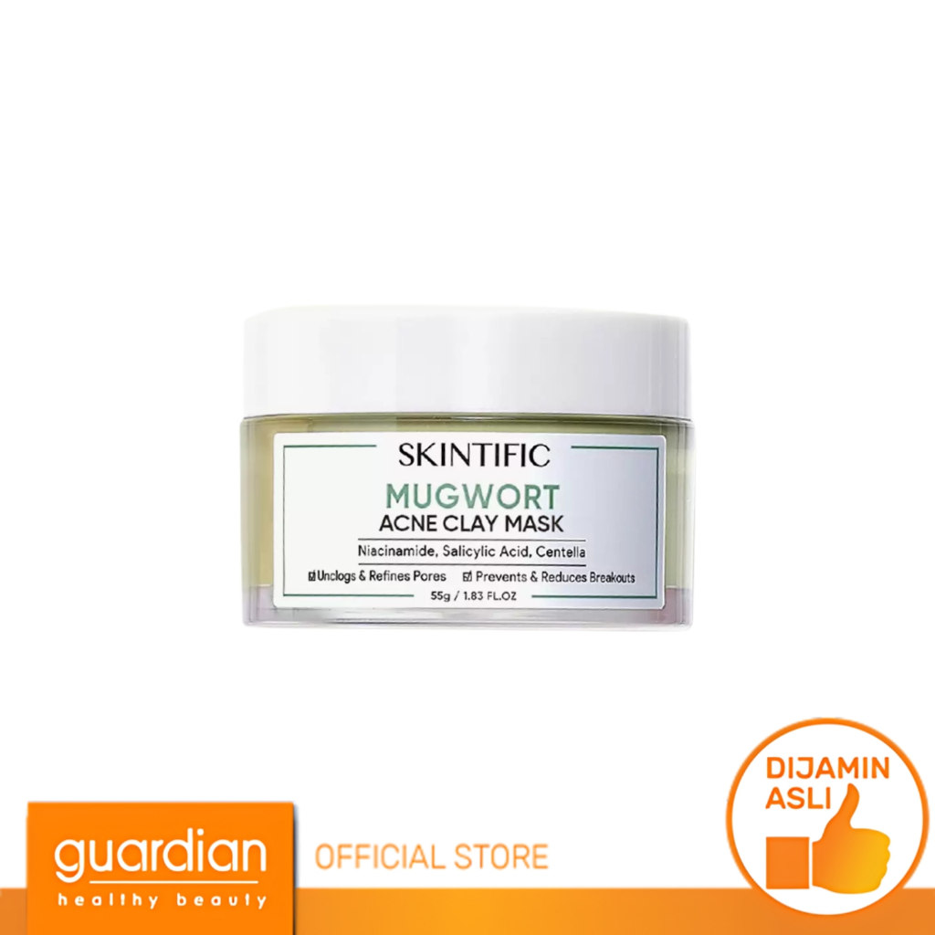 Skintific Mugwort Mask Acne Clay Mask 55Gr