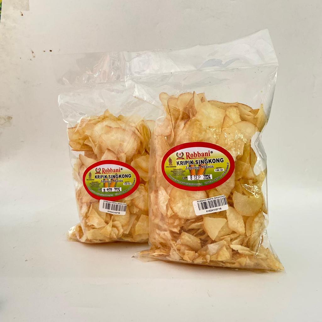 

Robbani Keripik Singkong Rasa Jagung Manis 200 gram
