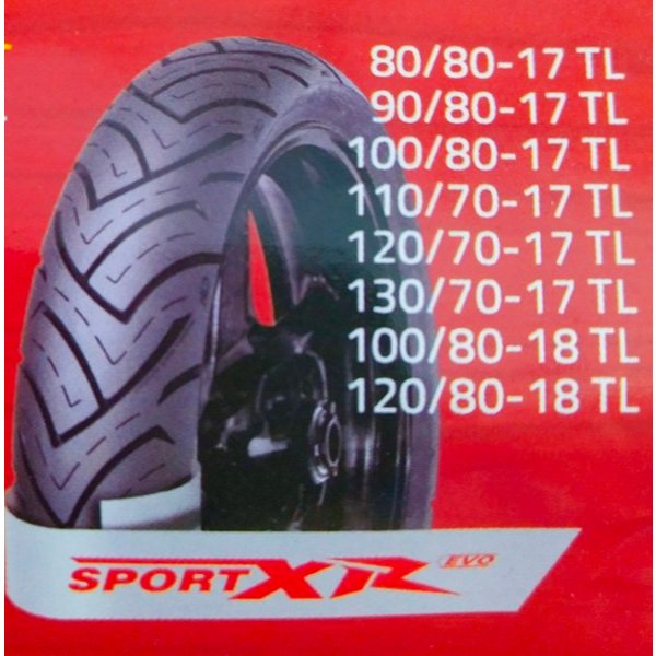 BAN FDR 90/90-14 SPORT XR EVO TUBELES FDR SPORT XR EVO 90/90 RING 14