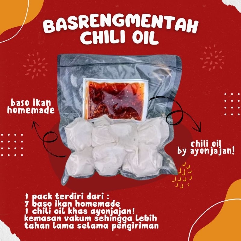 

BASRENG MENTAH FREE CHILI OIL (ISI 7 BASO IKAN)