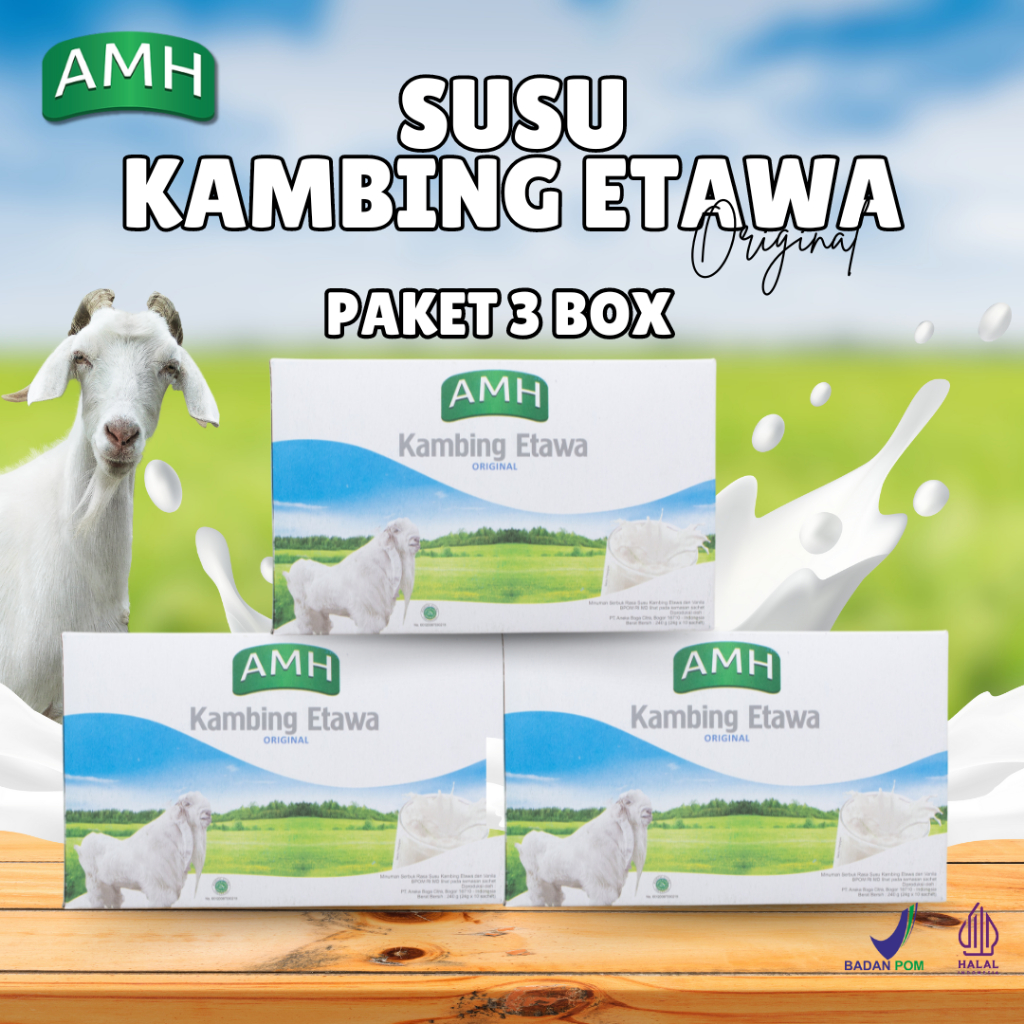 

AMH - Susu Kambing Etawa Original dan Jahe