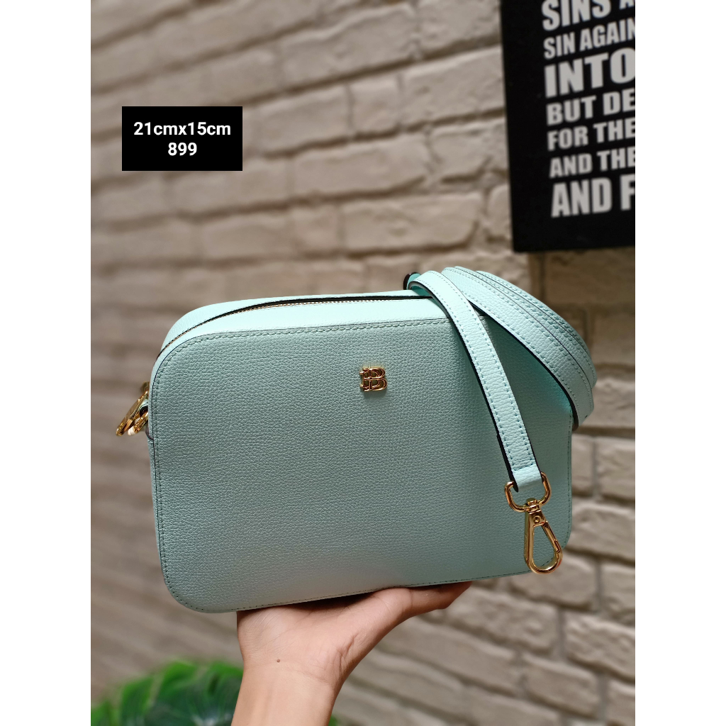 sling camera bag monogram mix polos bonia original