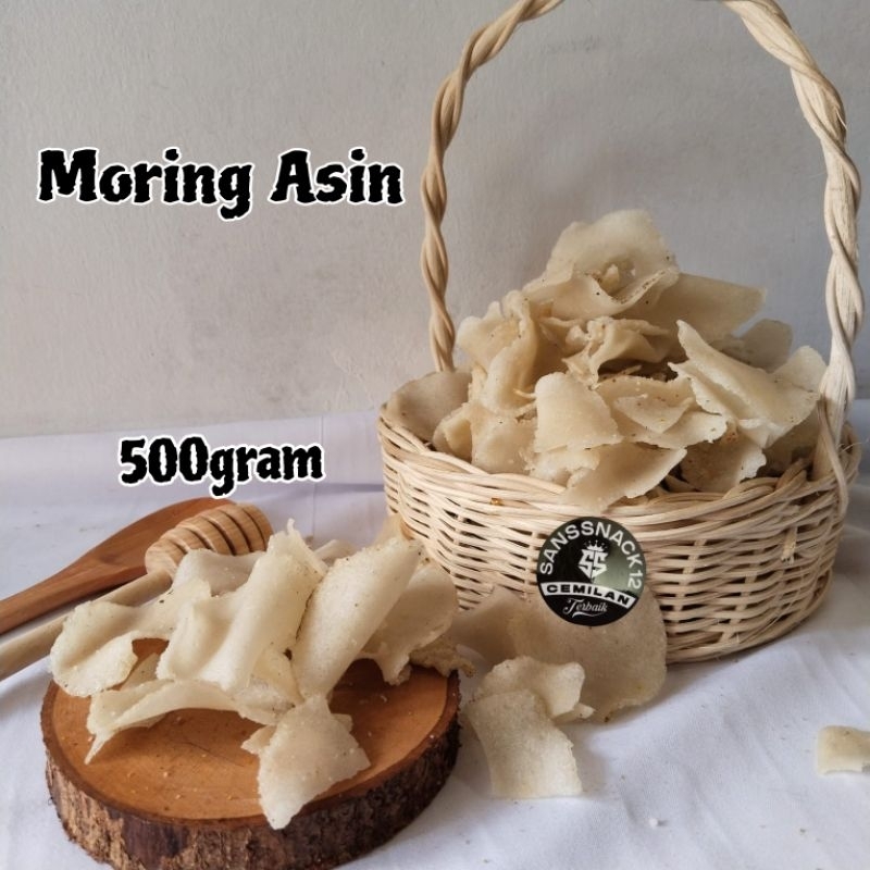 

Moring Asin Gurih / Keripik Cimol Kering / Molring Khas Garut / Molring Asin