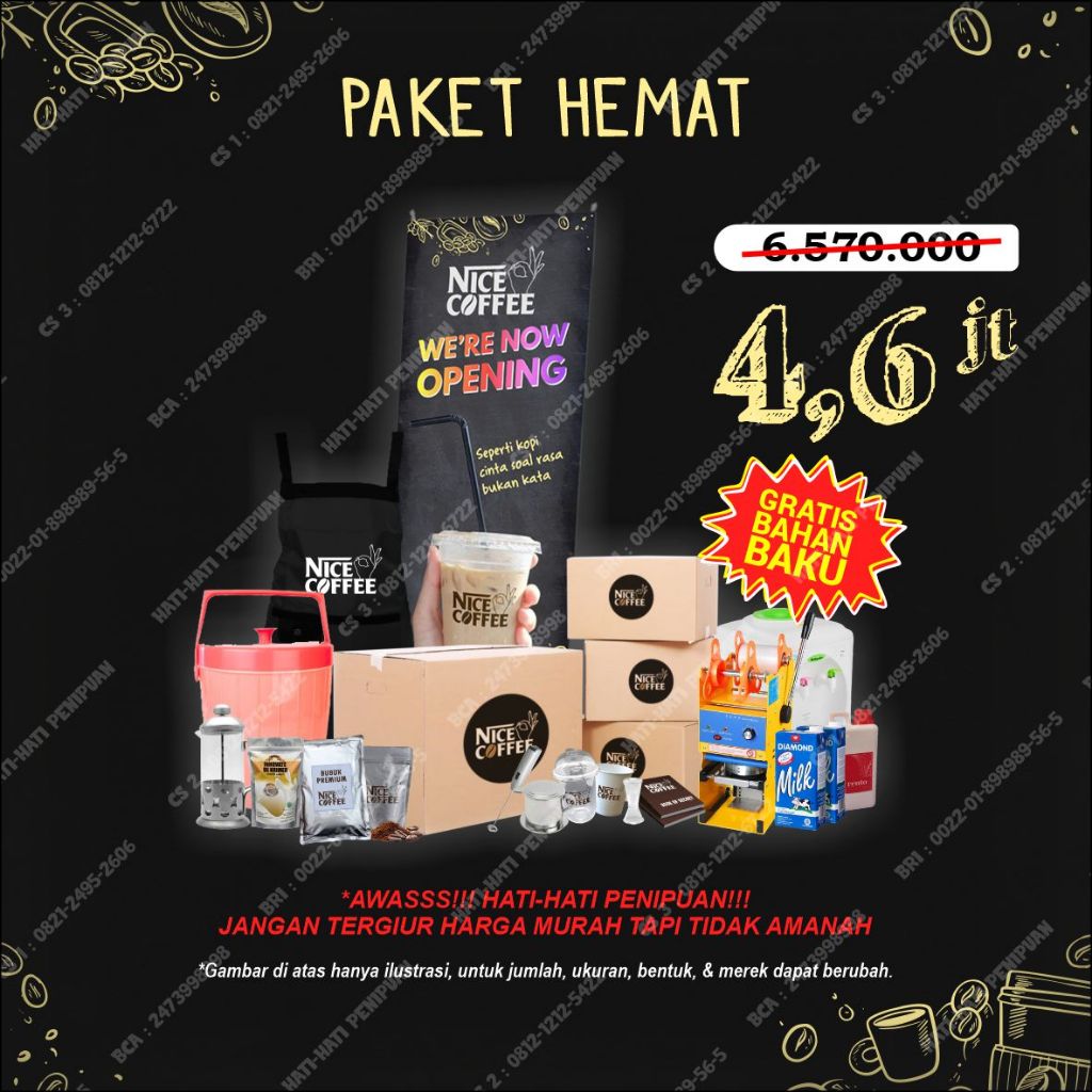 

Paket Usaha Kopi Siap Jualan - Paket Hemat