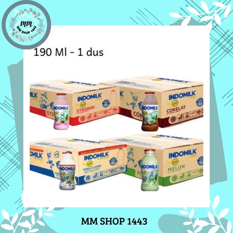

⚜MMSHOP⚜ UHT Indomilk botol 1 dus-karton