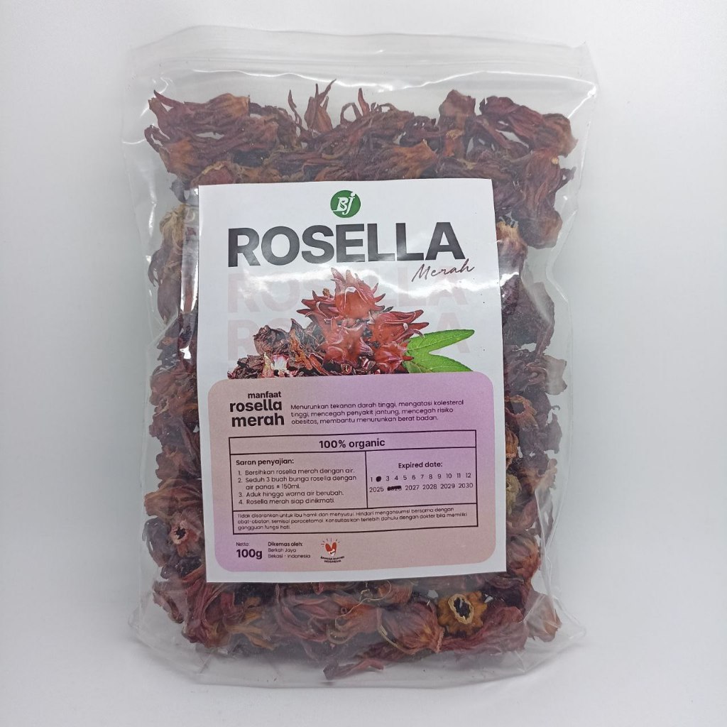 

Teh Bunga Rosella Merah BJ 100gr Curah Rosella Merah Kering Premium