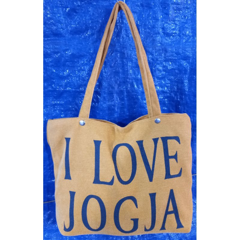 Tas totebag Jogja/Totebag bludru