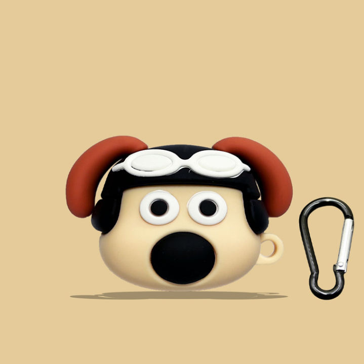 Case WM02 Baseus Encok Earphone Silikon Karakter Kartun WM02 Kode 23 - Buldog