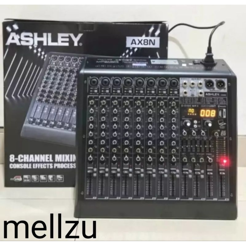 MIXER ASHLEY AX8N Bluetooth Original 8 Channel