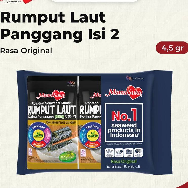 

MamaSuka - Rumput Laut Panggang Isi 2