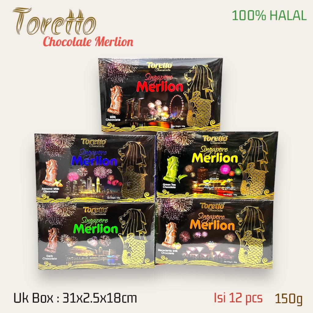 

COKELAT MERLION TORETTO BOX 150gram HALAL