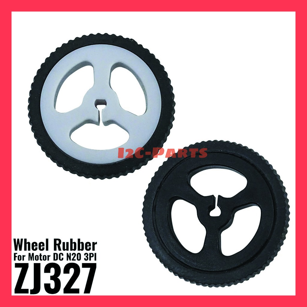 Rubber Wheel for Motor DC N20 Gearbox N20 3PI  MiniQ Roda Karet