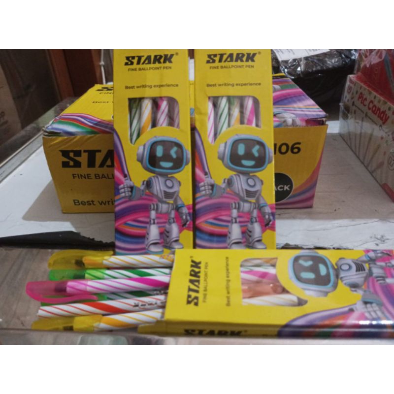 

(1gros)Ballpoint Ulir Stark 0,5mm/ Pulpen murah ulir / bolpen ulir STARK ST9106/pulpen murah berkualitas