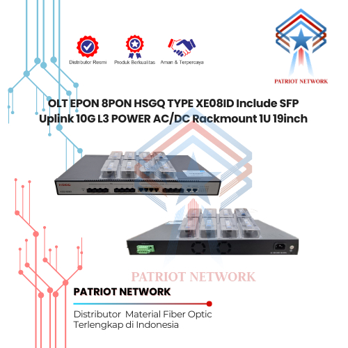 OLT EPON HSGQ XE08ID Uplink 10G Include SFP