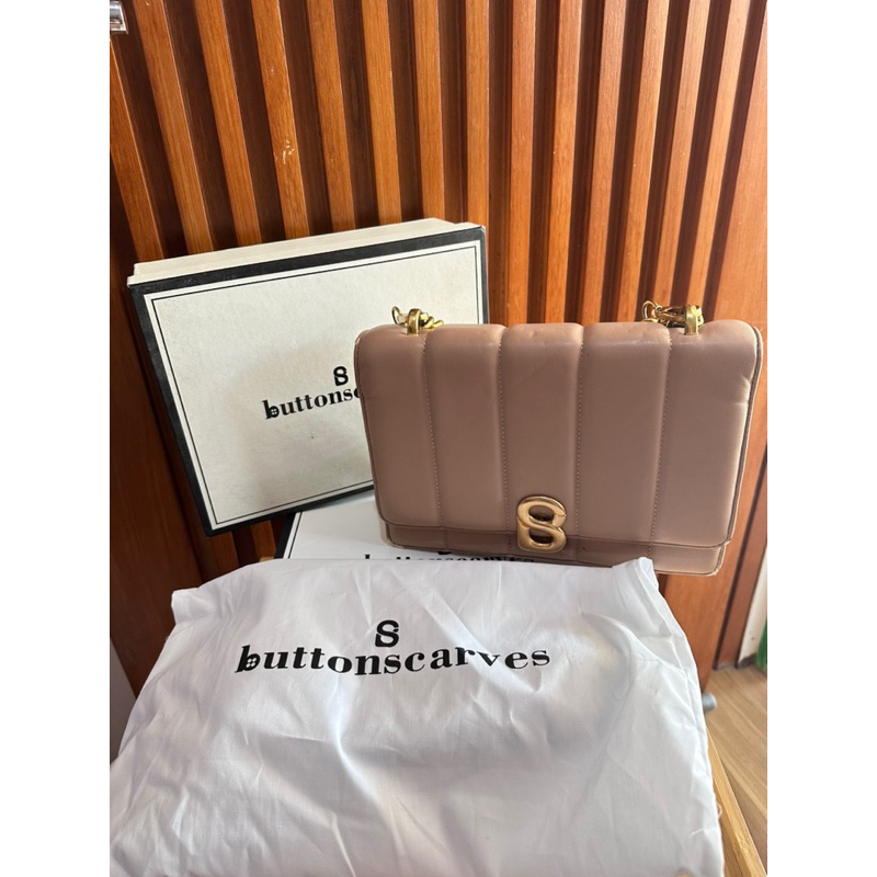 PRELOVED NORA BAG BUTTONSCARVES WITH BOX