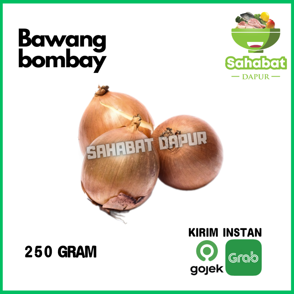 

Bawang Bombay Segar 250gr - Sahabatdapur