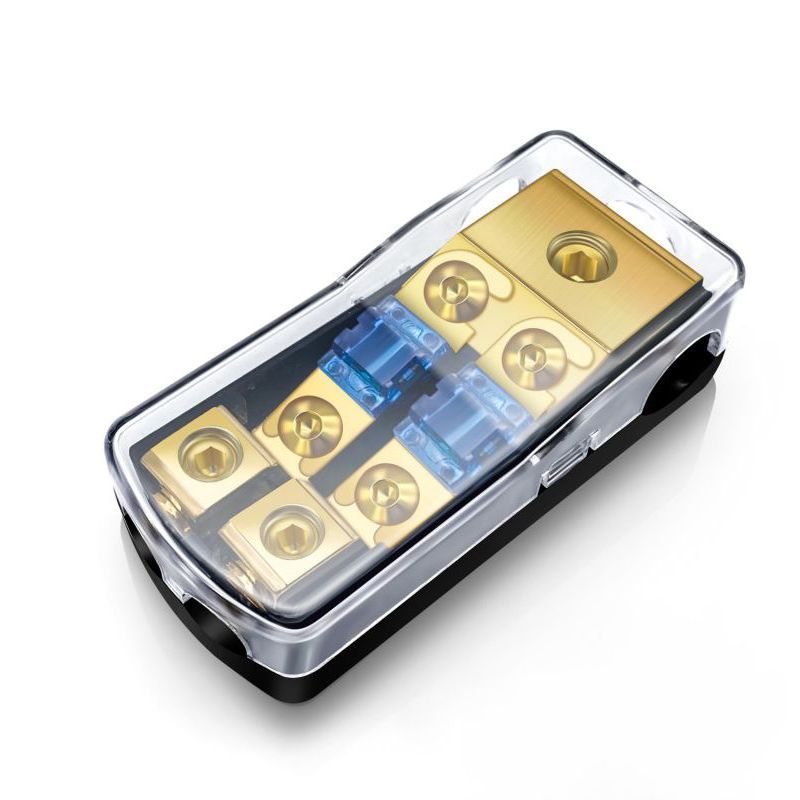 AHS - Tempat Sekring Mobil Box Sekring Audio Mobil Fuse Box 2 Jalur 60 Ampere