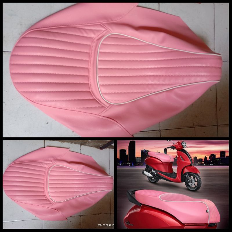 kulit jok yamaha grand filano mbtech ORIGINAL warna pink