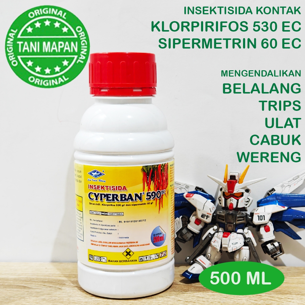 CYPERBAN 590ec - 500ml (Klorpirifos 530 Sipermetrin 60) Insektisida