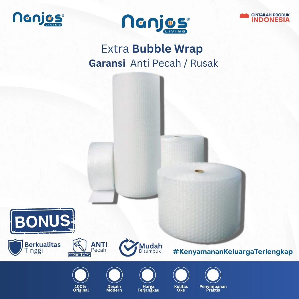 

Extra Bubble Wrap / Packing Aman / Bubble Wrap / Nanjos Shop Packing AMAN