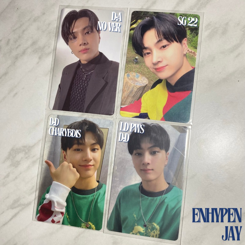 photocard enhypen jay dimension dilemma lucky draw pws & charybdis, dimension answer no, sg 22