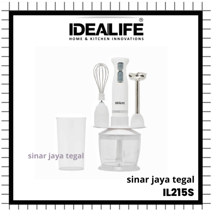 HAND BLENDER IDEALIFE IL-215S