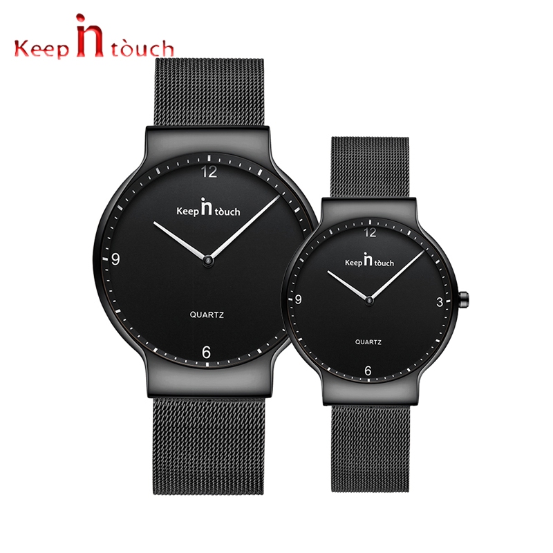 Keep in Touch Jam Tangan Couple Couple Analog Rantai Casual Magnet Fashion Anti Air Original Cod