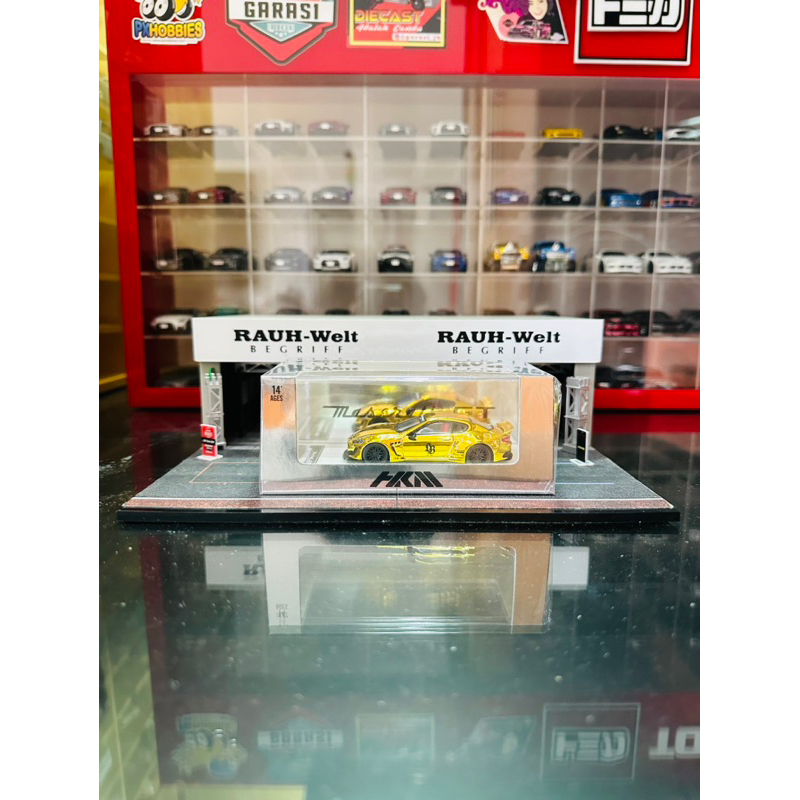 HKM 1:64 Maserati Gran Turismo 1st Gen MK1 Sport Version GTS M145 LBWK Chrome Gold