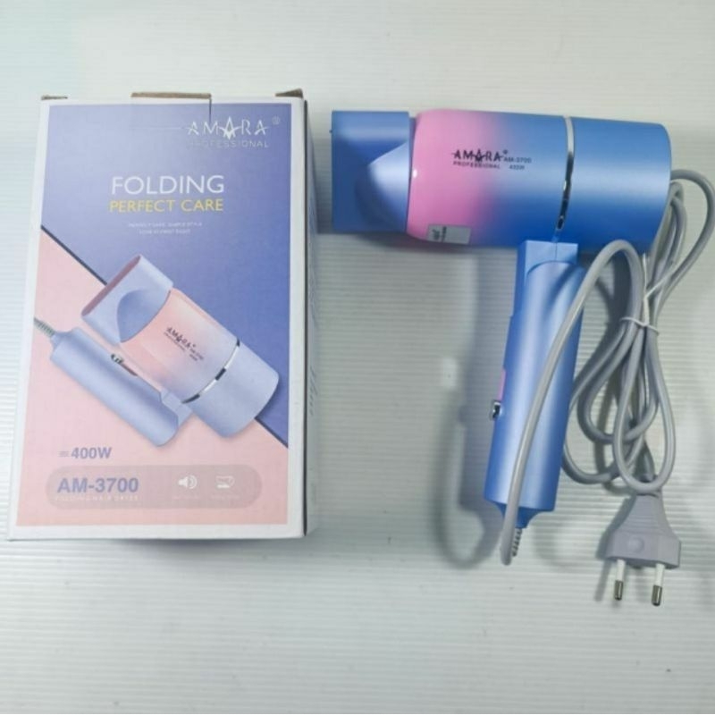 Hairdryer Amara AM-3700 Folding Perfect Care