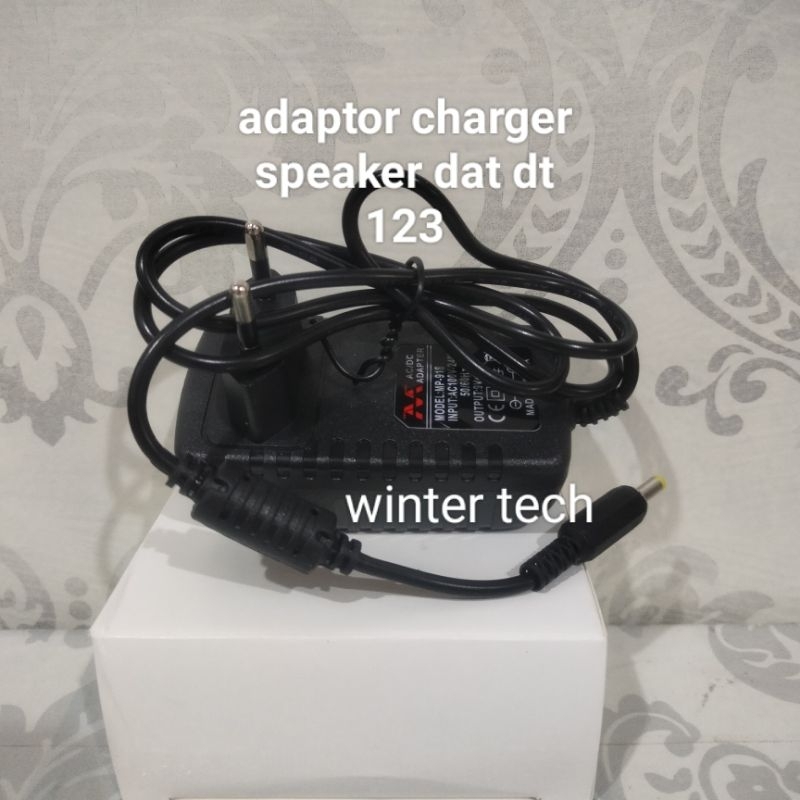 Adaptor charger untuk speaker dat dt 123