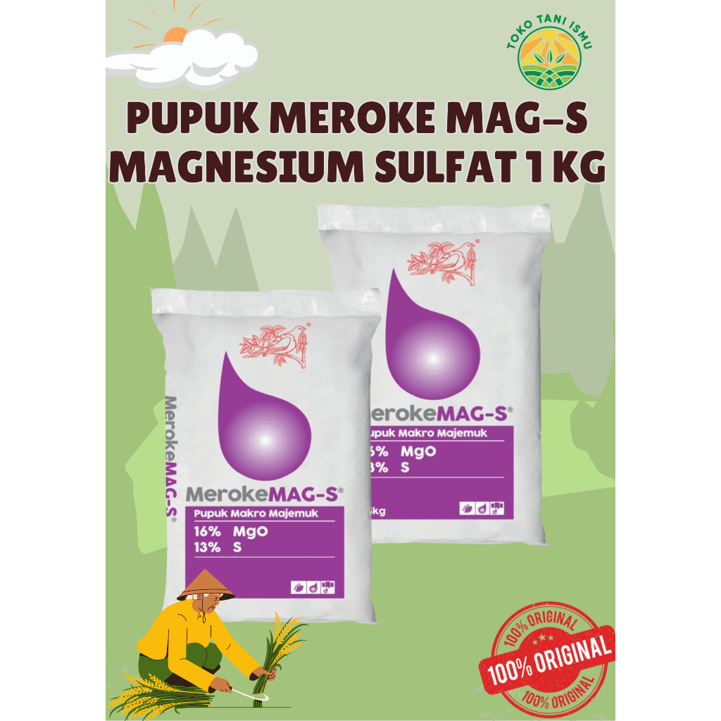 Pupuk Meroke Mag-S 1 KG