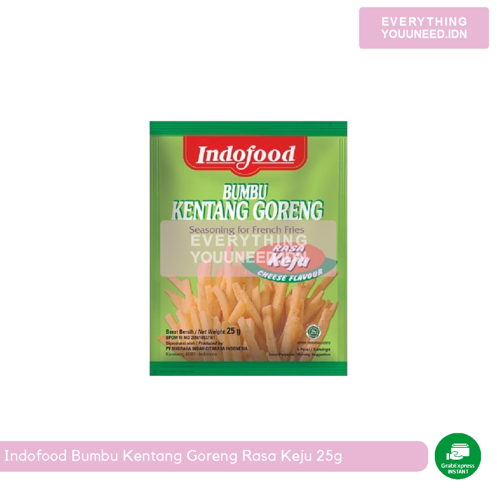 

Indofood Bumbu Kentang Goreng Rasa Keju 25g