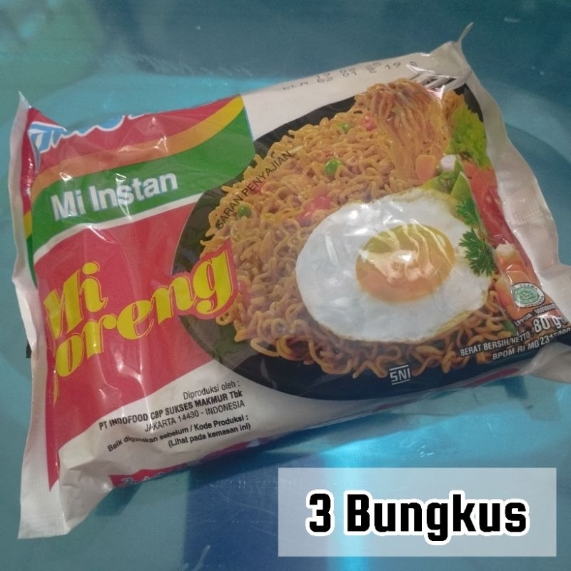 

Mie Instan Indomie Mi Goreng 3 Bungkus Indo Mie