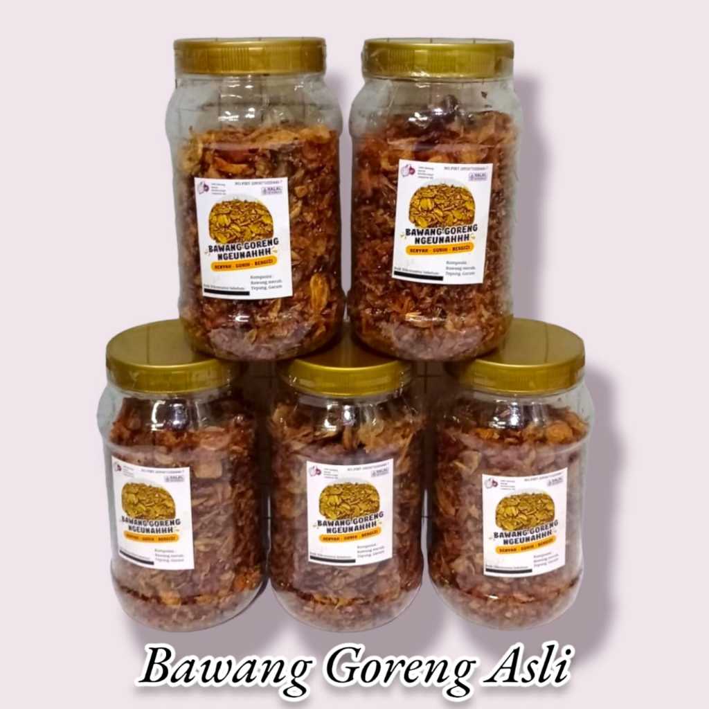 

bawang goreng asli kemasan toples 150gr