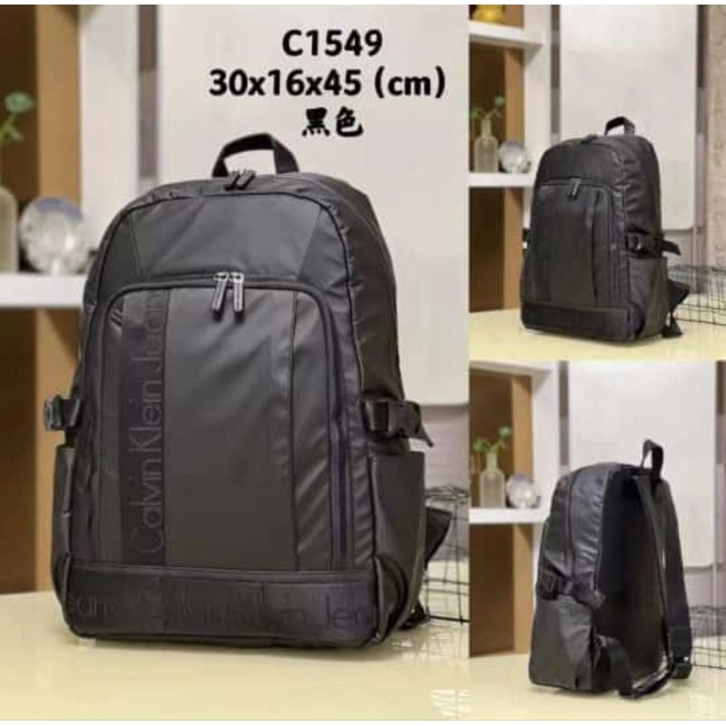 TAS RANSEL PRIA CALVIN KLEIN BACKPACK IMPORT TAS PUNGGUNG WATERPROOF IMPORT CK 1539