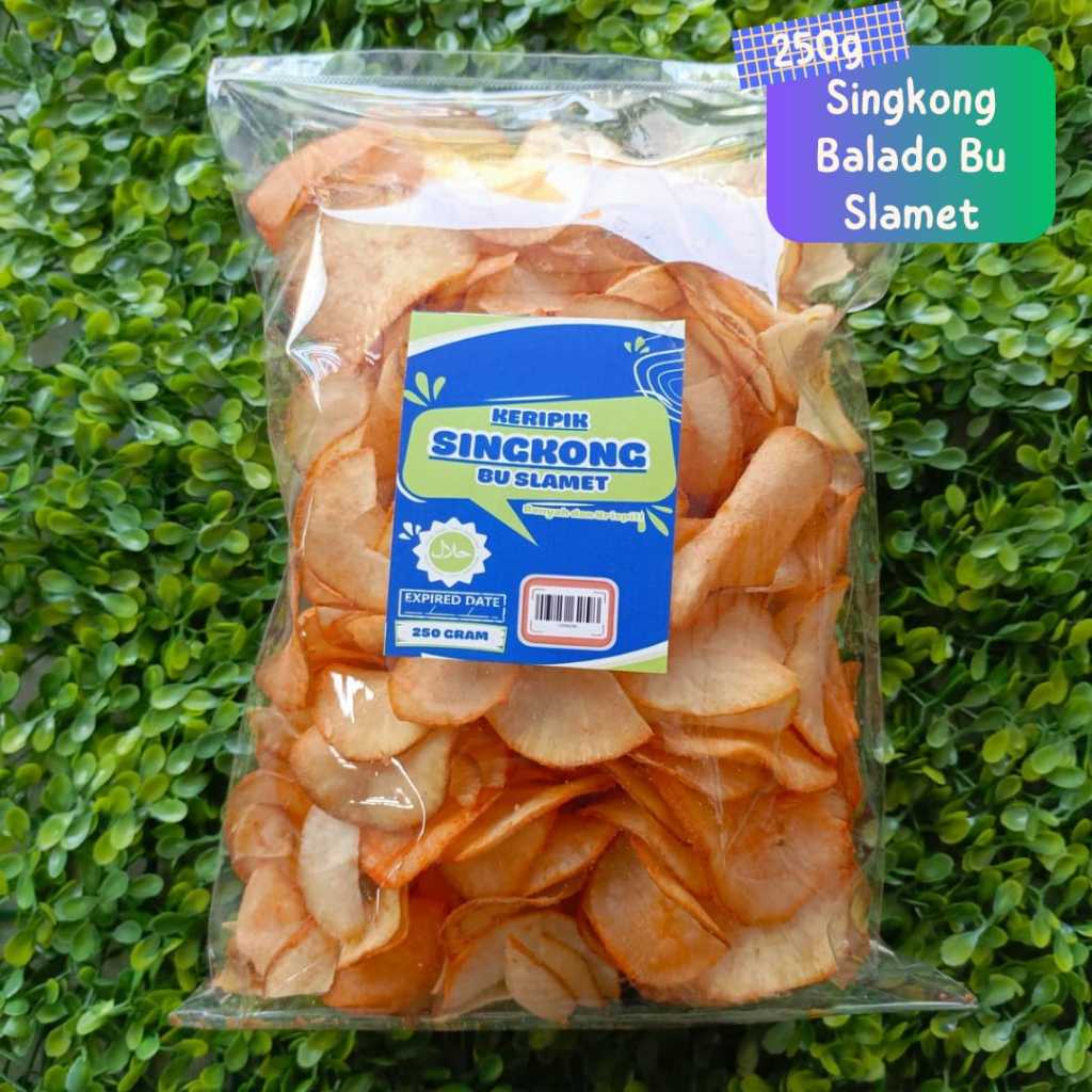 

Keripik Singkong Bu Slamet isi 250 gr - Jajan Kiloan/Oleh-Oleh Khas Semarang