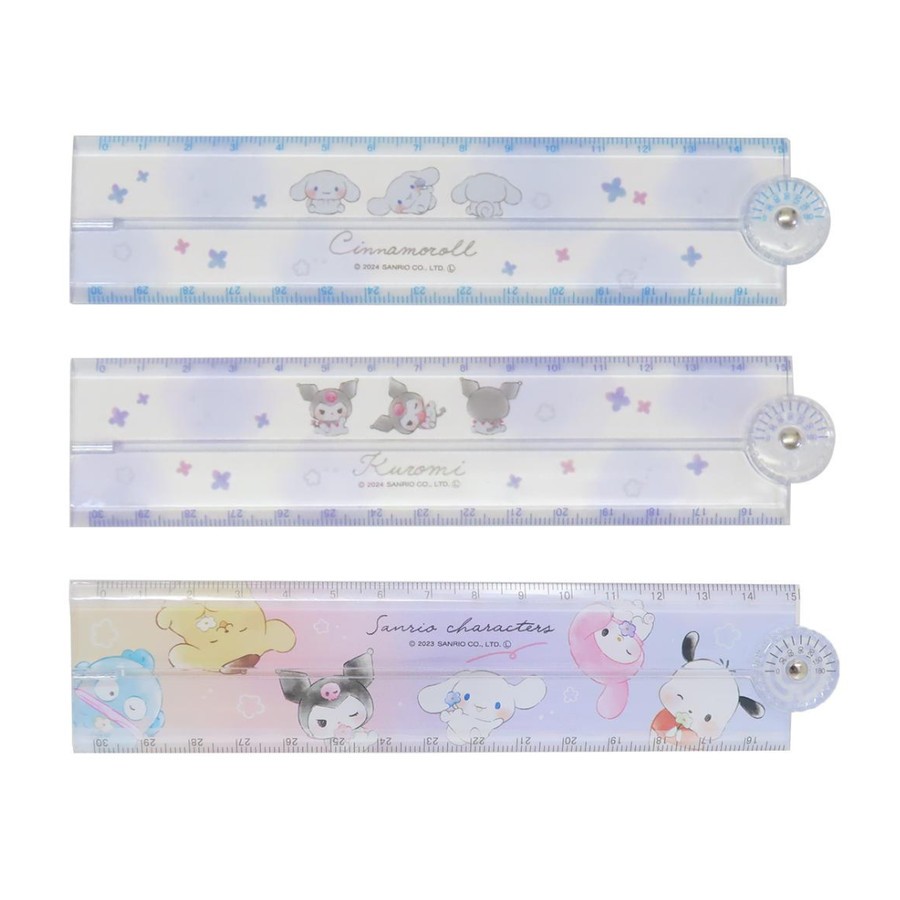 

Ruler Foldable 30cm Sanrio Chibi Kuromi Cinnamoroll Pochacco Penggaris Lipat Busur Limited Edition