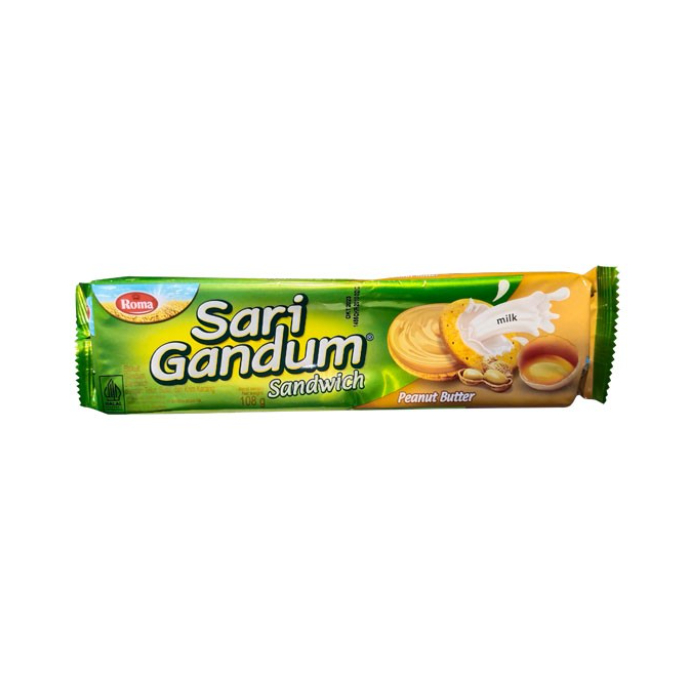 

ROMA SARI GANDUM SANDWICH PEANUT BUTTER 115 GR - BISKUIT