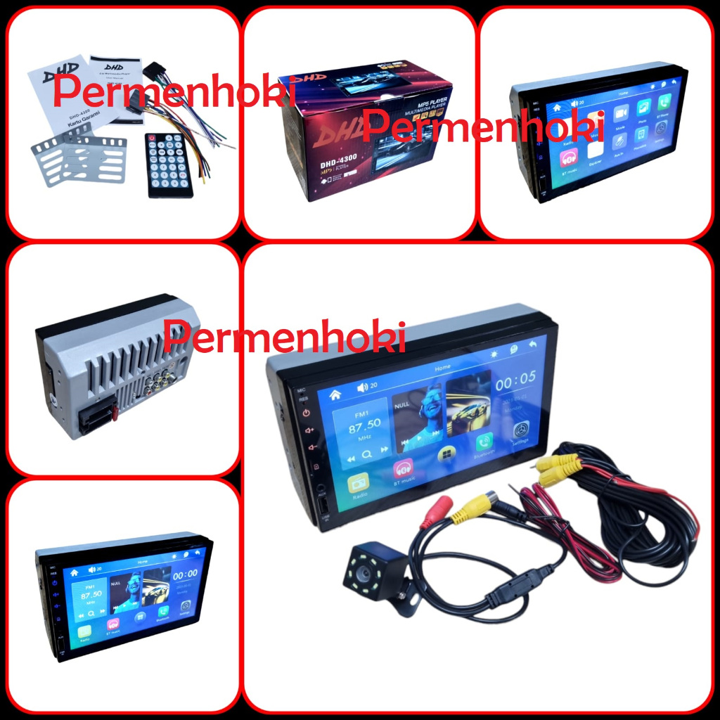 TV MOBIL HEADUNIT DOUBLEDIN MP5 DHD-4300 / 4300 FULLGLASS