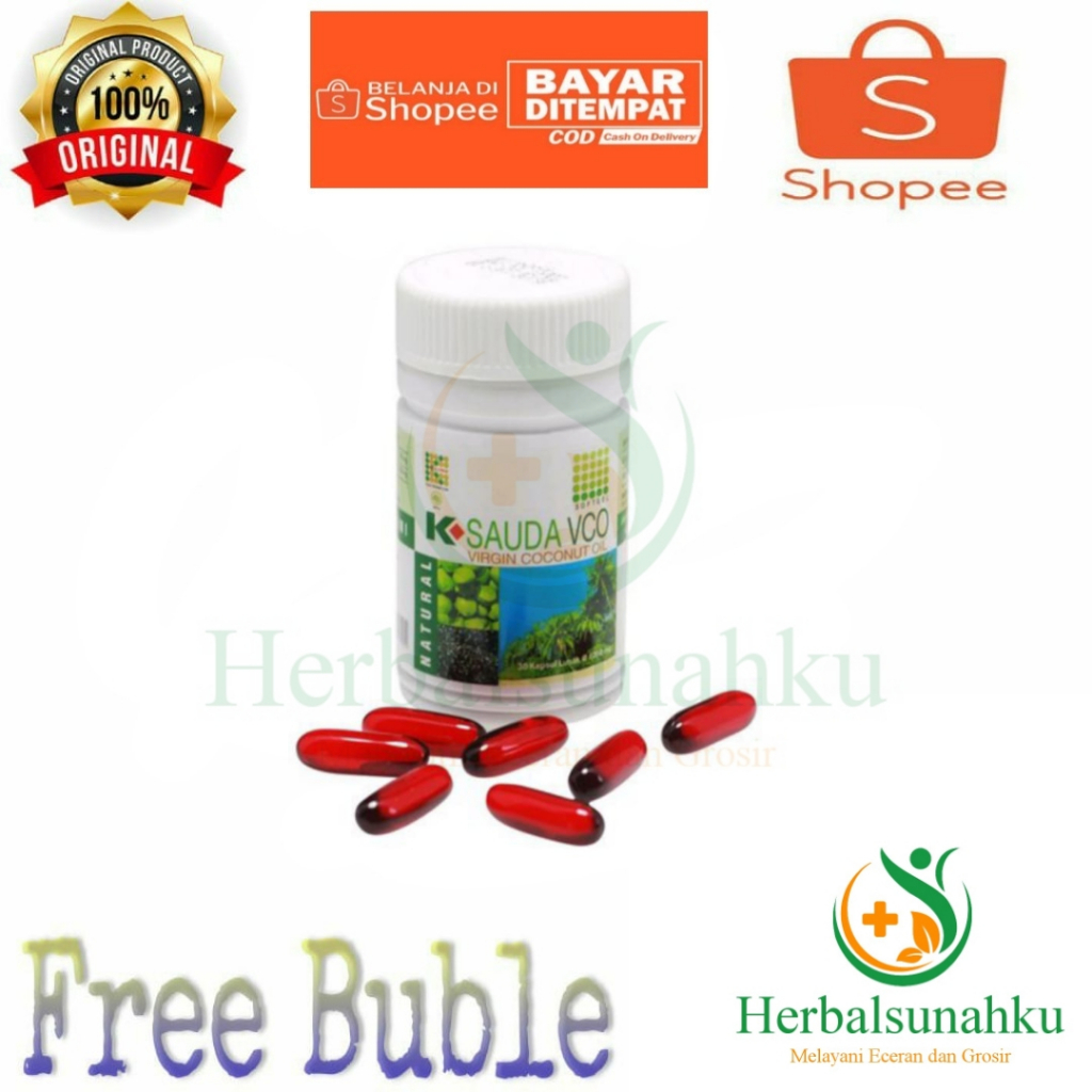 K Sauda VCO K Link K-Sauda Klink Isi 30 Softgel